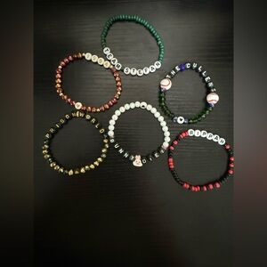 6 vampire inspired bracelets bundle
